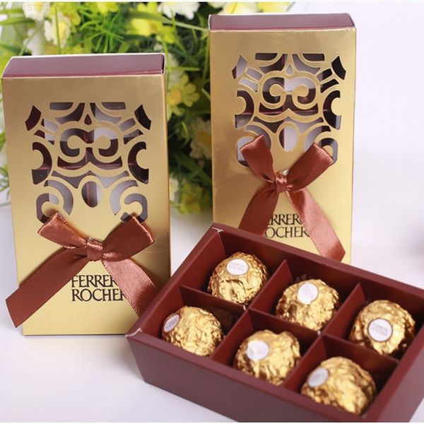 packaging gold color chocolate wedding 6 favors hole baby shower paper candy gifts box ferrero rocher boxes
packaging gold color chocolate wedding 6 favors hole baby shower paper candy gifts box ferrero rocher boxes