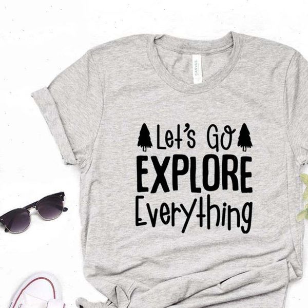 lets go explore everything adventure hiking women tshirt cotton casual t shirt gift for lady yong girl tee a 1033, White
lets go explore everything adventure hiking women tshirt cotton casual t shirt gift for lady yong girl tee a 1033, White