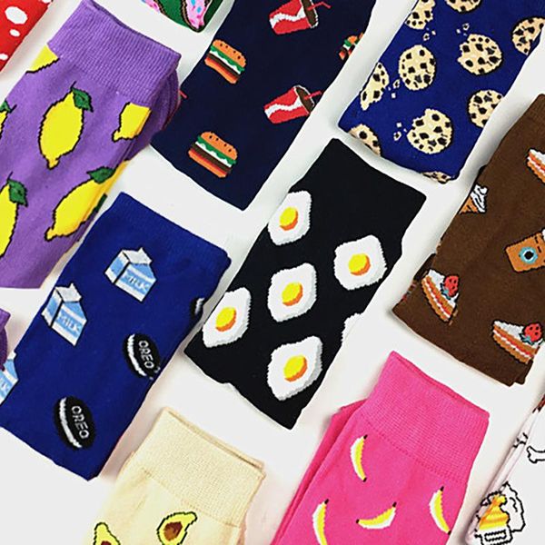 socks & hosiery s funny women casual cartoon fruit banana avocado lemon egg cookie donuts happy japanese harajuku skateboard, Black;white
socks & hosiery s funny women casual cartoon fruit banana avocado lemon egg cookie donuts happy japanese harajuku skateboard, Black;white