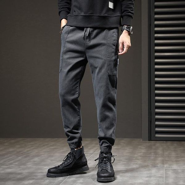 oversized 38 36 2020 autumn winter new men trousers casual pants trend korean version all-match harem loose cropped jeans black, Blue
oversized 38 36 2020 autumn winter new men trousers casual pants trend korean version all-match harem loose cropped jeans black, Blue