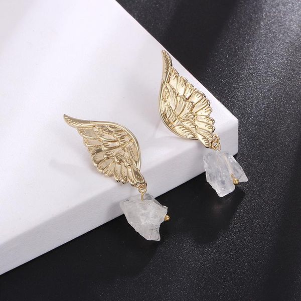 hongye ear jewelry drop earrings angel's wing new irregular stones dangle earring brincos bijoux women party accessories, Silver
hongye ear jewelry drop earrings angel's wing new irregular stones dangle earring brincos bijoux women party accessories, Silver