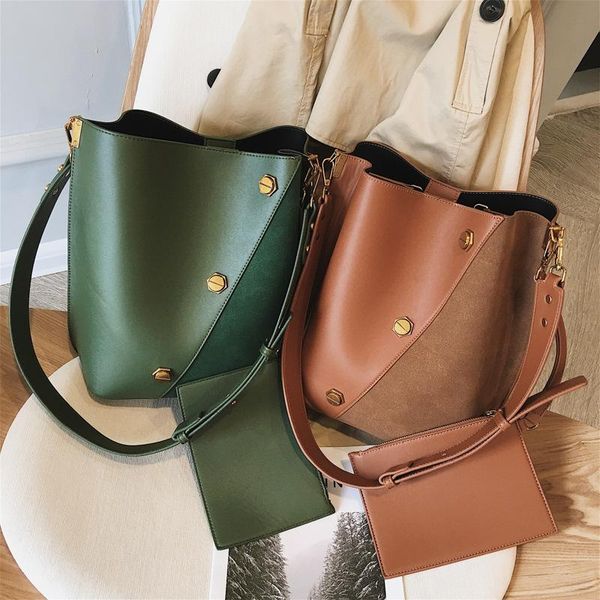 cross body female bag matte stitching bucket wild big simple trend shoulder messenger coin purse
cross body female bag matte stitching bucket wild big simple trend shoulder messenger coin purse