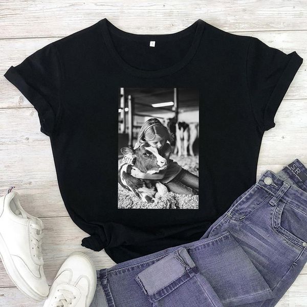 fashion funny koe knuffelen cow print t shirts women o-neck short sleeve summer trend style vogue harajuku clothing, White
fashion funny koe knuffelen cow print t shirts women o-neck short sleeve summer trend style vogue harajuku clothing, White