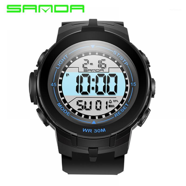 wristwatches sanda watch men 50m waterproof band week alarm display electronic watches stainless steel clasp silicone strap male watch1, Slivery;brown
wristwatches sanda watch men 50m waterproof band week alarm display electronic watches stainless steel clasp silicone strap male watch1, Slivery;brown