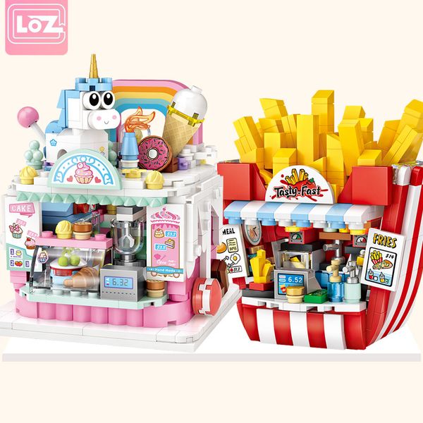 lizhi loz small granule building block mini playground cake french fries shop puzzle assembly toy girl adult
lizhi loz small granule building block mini playground cake french fries shop puzzle assembly toy girl adult