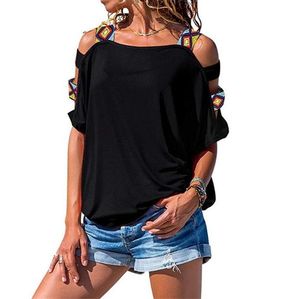 women plus size off shoulder blouses summer fashion short sleeve hollow out loose shirts blouse blusas n50, White
women plus size off shoulder blouses summer fashion short sleeve hollow out loose shirts blouse blusas n50, White