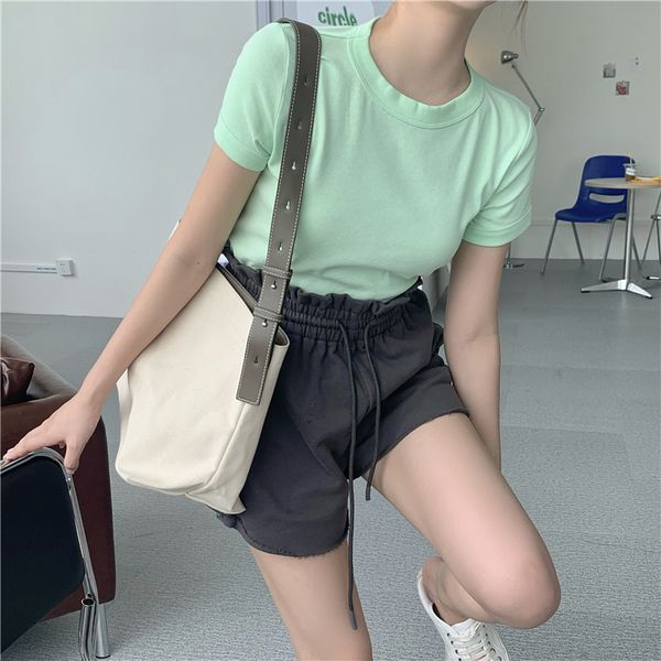 2021 new 5 colors summer color sleeve short thin design t-shirt women's (r99291) i9mz, White
2021 new 5 colors summer color sleeve short thin design t-shirt women's (r99291) i9mz, White