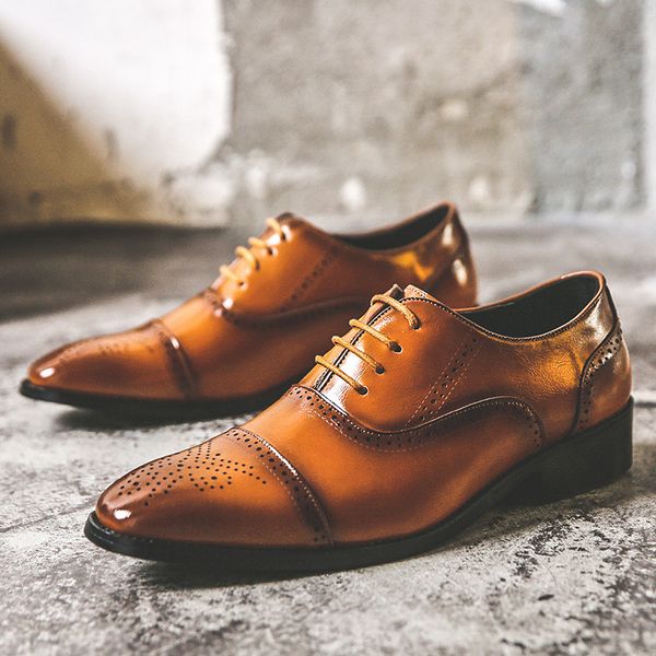 of luxury men party banquet dress natural leather brogue shoes pointed-at shoe bullock gentleman schoenen mannen sneakers llcn, Black
of luxury men party banquet dress natural leather brogue shoes pointed-at shoe bullock gentleman schoenen mannen sneakers llcn, Black