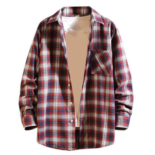men's casual shirts loose plaid shirt men antumm chemise homme mens checkered shirtslong sleeve turn down collar blouse camisa, White;black
men's casual shirts loose plaid shirt men antumm chemise homme mens checkered shirtslong sleeve turn down collar blouse camisa, White;black