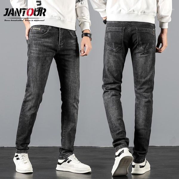 jantour men clothing autumn winter skinny jeans men fashion pocket scratched slim straight pants gray work trouser size 28-381, Blue
jantour men clothing autumn winter skinny jeans men fashion pocket scratched slim straight pants gray work trouser size 28-381, Blue