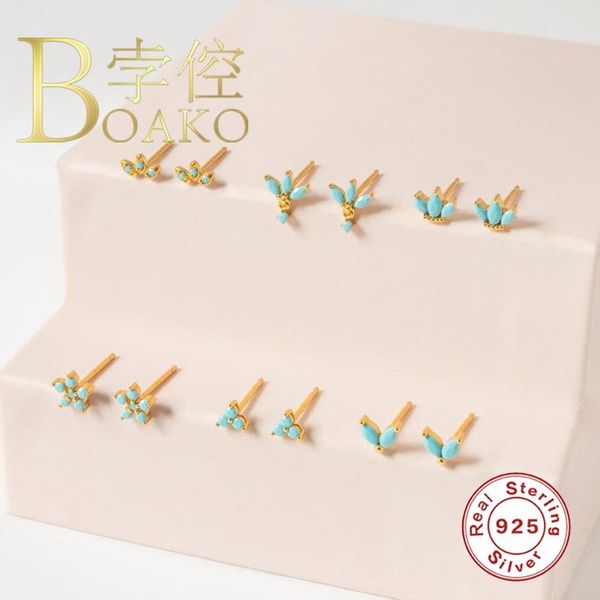 stud boako turquoise earrings for women 925 silver 2021 fashionable girl jewelry pendientes brincos aretes, Golden;silver
stud boako turquoise earrings for women 925 silver 2021 fashionable girl jewelry pendientes brincos aretes, Golden;silver
