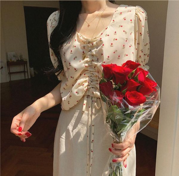 2021 new print shirt femme casual apricot black women short sleeve blouse plus size chiffon summer women blouses femme, White
2021 new print shirt femme casual apricot black women short sleeve blouse plus size chiffon summer women blouses femme, White