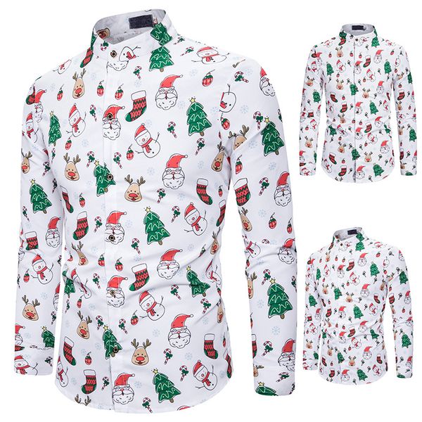 christmas wholesale design slim fit shirts men white print mens party shirts long sleeves hawaiian casual shirts males clothes, White;black
christmas wholesale design slim fit shirts men white print mens party shirts long sleeves hawaiian casual shirts males clothes, White;black