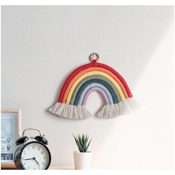 home decoration accessories rainbow handmade weaving ornament nordic fresh simple kid room wall hanging pendant f jllrjf
home decoration accessories rainbow handmade weaving ornament nordic fresh simple kid room wall hanging pendant f jllrjf
