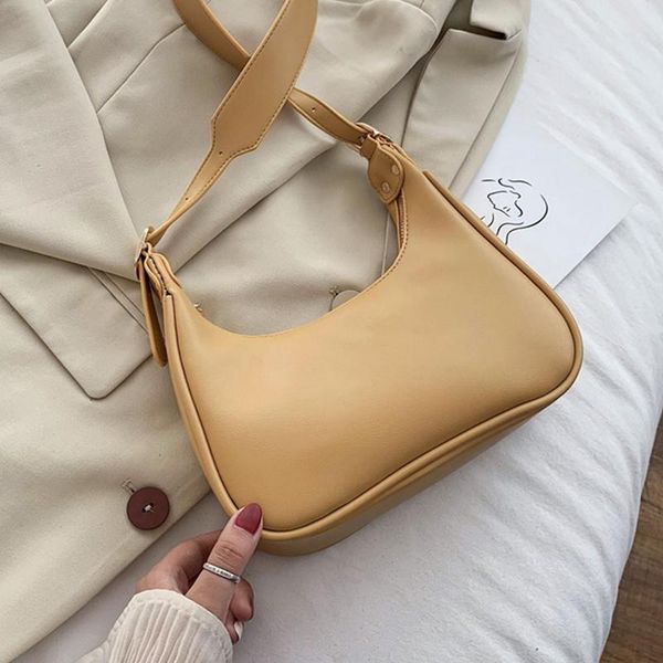 shoulder bags half moon pu leather for women 2021 autumn winter luxury solid color crossbody hand lady simple fashion bag
shoulder bags half moon pu leather for women 2021 autumn winter luxury solid color crossbody hand lady simple fashion bag