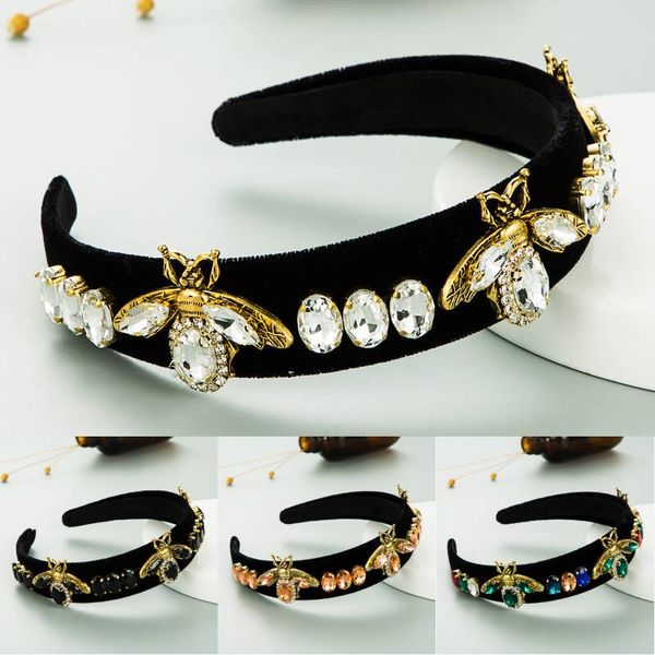 new fashion diamond hairband glitter bee rhinestone headband for women girls handmade crystal hair accessories party headpiece kimter-l916fa
new fashion diamond hairband glitter bee rhinestone headband for women girls handmade crystal hair accessories party headpiece kimter-l916fa