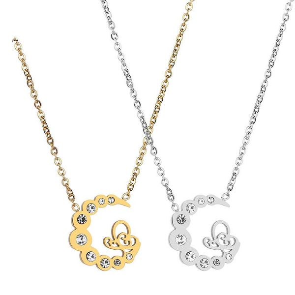 chains 2021 simple gold color stainless steel g necklaces & pendants rhinestone choker necklace women party statement jewelry, Silver
chains 2021 simple gold color stainless steel g necklaces & pendants rhinestone choker necklace women party statement jewelry, Silver