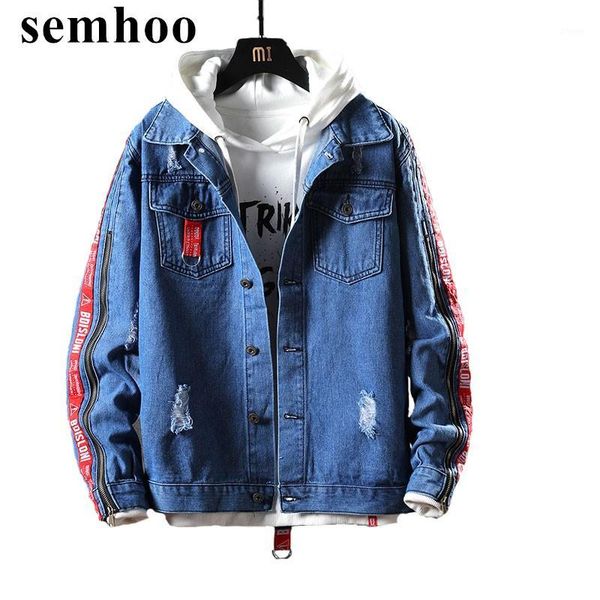 spring new 2020 casual jeans overcoat jacket long sleeves korean version men's fashion 1, Black;brown
spring new 2020 casual jeans overcoat jacket long sleeves korean version men's fashion 1, Black;brown