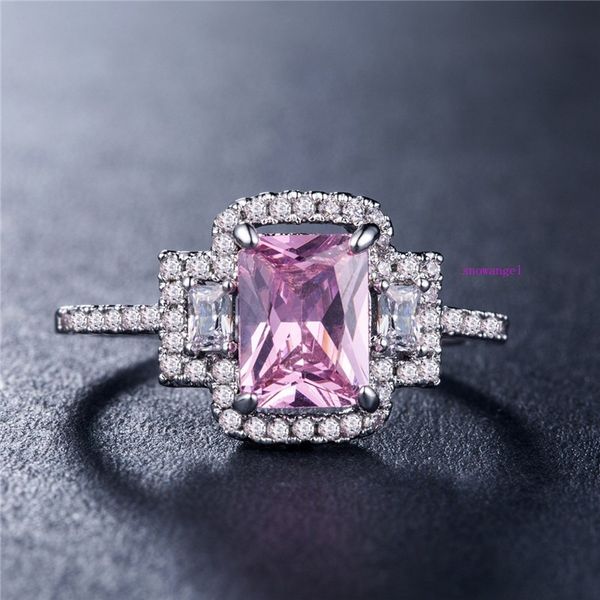 popular fashion women's pink zircon ring silver plated rose gold jewelry, Golden;silver
popular fashion women's pink zircon ring silver plated rose gold jewelry, Golden;silver