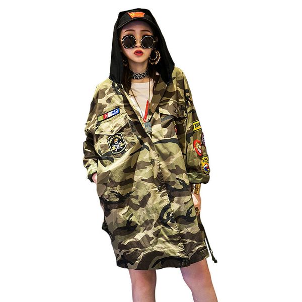 trench coats camuflage female spring and in autumn new student bf harajuku work done loose casual tools distinctive with hood jacket r0sa, Tan;black
trench coats camuflage female spring and in autumn new student bf harajuku work done loose casual tools distinctive with hood jacket r0sa, Tan;black
