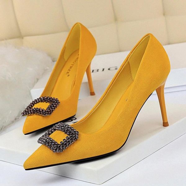 summer women shoes pointed toe pumps suede leisure dress high heels boat wedding tenis feminino zapatillas mujer square buckle #qd6z, Black
summer women shoes pointed toe pumps suede leisure dress high heels boat wedding tenis feminino zapatillas mujer square buckle #qd6z, Black