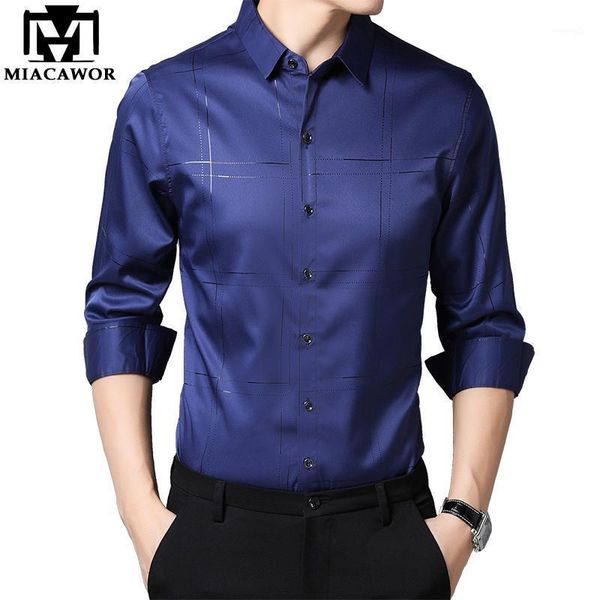 miacawor spring long sleeve dress shirts men fashion casual plaid shirt men slim fit chemise homme mens clothing c6361, White;black
miacawor spring long sleeve dress shirts men fashion casual plaid shirt men slim fit chemise homme mens clothing c6361, White;black