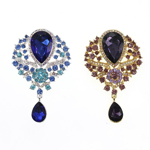 pins, brooches latest brooch designs luxury blue/purple water drop flower rhinestone jewelry wedding decoration, Gray
pins, brooches latest brooch designs luxury blue/purple water drop flower rhinestone jewelry wedding decoration, Gray