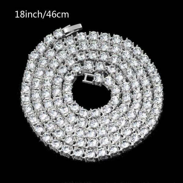 chains iced tennis chain men chunky necklace cubic zircon miami cuban link chainjewelry, Silver
chains iced tennis chain men chunky necklace cubic zircon miami cuban link chainjewelry, Silver