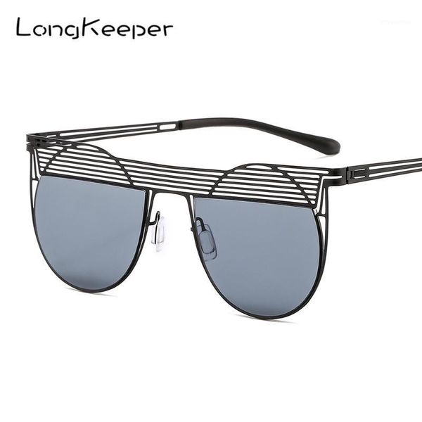 longkeeper 2020 new round steampunk sunglasses women men brand metal cat eye sun glasses vintage eyewear uv4001, White;black
longkeeper 2020 new round steampunk sunglasses women men brand metal cat eye sun glasses vintage eyewear uv4001, White;black