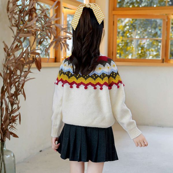 girls' korean new children's autumn clothing 120-170 printed round neck ball sweater pullover iita, Blue
girls' korean new children's autumn clothing 120-170 printed round neck ball sweater pullover iita, Blue