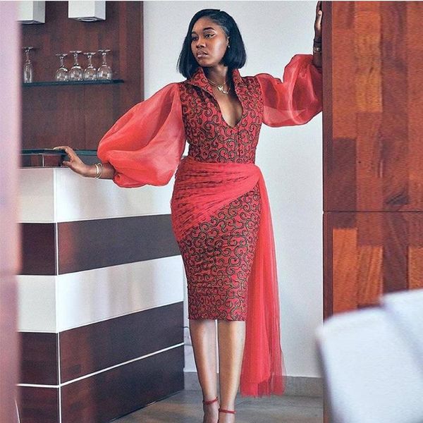 women dresses 2021 bodycon print evening party dress mesh sleeve patchwork classy slim vestidos african plus size clothes, Red
women dresses 2021 bodycon print evening party dress mesh sleeve patchwork classy slim vestidos african plus size clothes, Red