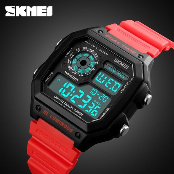 fashion men's sports watch square dual time led digital watches male clocks relojes deportivos herren uhren reloj hombre montre 201212, Slivery;brown
fashion men's sports watch square dual time led digital watches male clocks relojes deportivos herren uhren reloj hombre montre 201212, Slivery;brown