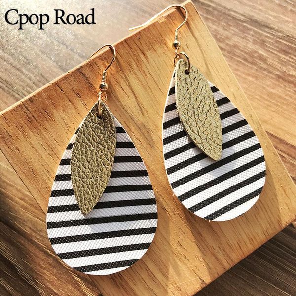 dangle & chandelier cpop zebra-print pu leather earrings leaf water drop fashion jewelry women accessories gifts wholesale, Silver
dangle & chandelier cpop zebra-print pu leather earrings leaf water drop fashion jewelry women accessories gifts wholesale, Silver