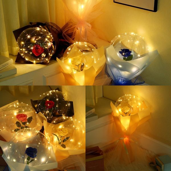 led luminous balloon decoration transparent bubble rose flashing light bobo ball for valentines day birthday party wedding gifts e121802
led luminous balloon decoration transparent bubble rose flashing light bobo ball for valentines day birthday party wedding gifts e121802