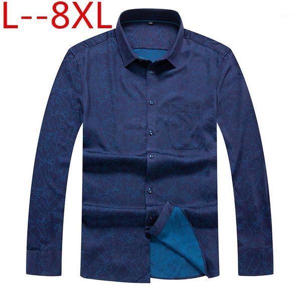 10x 8xl 6xl men fashion casual long sleeved print shirt slim fit male social business dress shirt men clothing soft comfortable1, White;black
10x 8xl 6xl men fashion casual long sleeved print shirt slim fit male social business dress shirt men clothing soft comfortable1, White;black