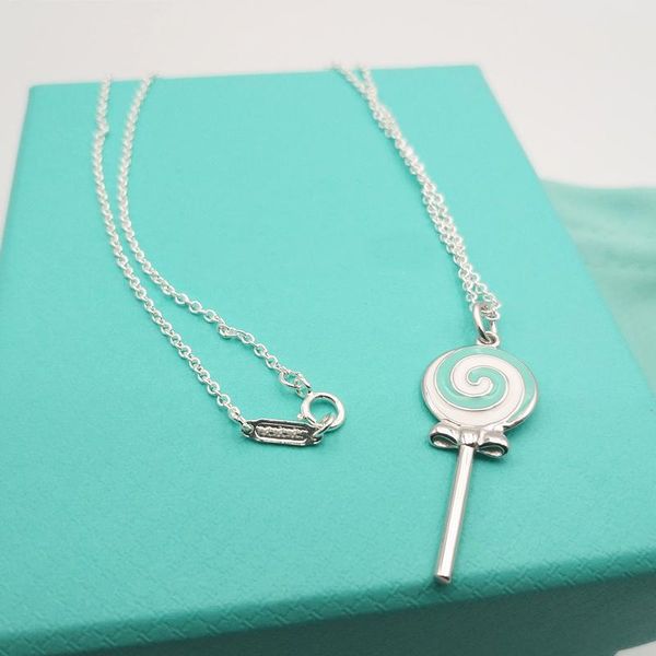 925 sterling silver luxury selling fashion lollipop necklace, romantic valentine's day high-quality jewelry gift
925 sterling silver luxury selling fashion lollipop necklace, romantic valentine's day high-quality jewelry gift