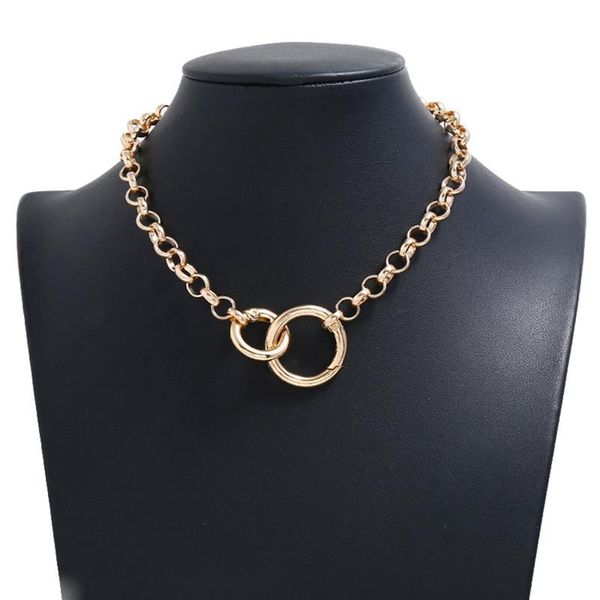 vintage geometric double circle necklace for women girls bohemian metal punk choker necklace jewelry wedding party, Golden;silver
vintage geometric double circle necklace for women girls bohemian metal punk choker necklace jewelry wedding party, Golden;silver