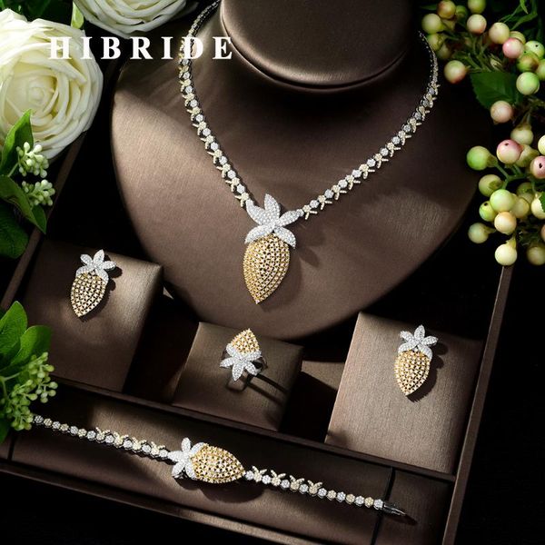 hibride classic fashion necklace earring jewelry set + zirconia paved dubai 4pcs wedding jewellery set for anniversary n-1021, Silver
hibride classic fashion necklace earring jewelry set + zirconia paved dubai 4pcs wedding jewellery set for anniversary n-1021, Silver