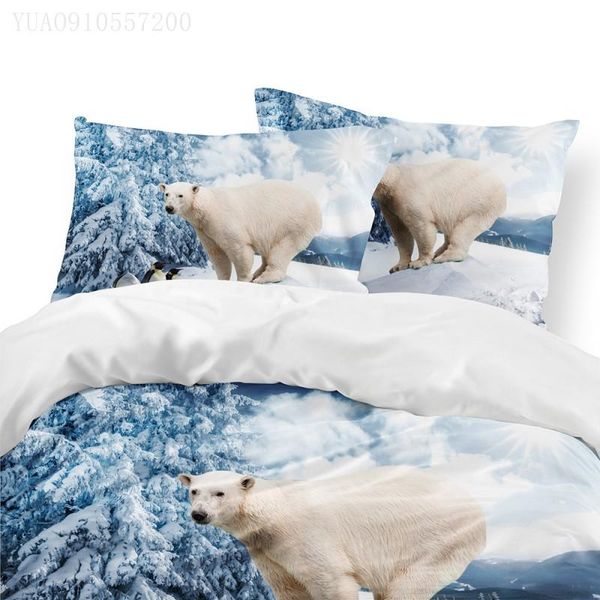 bedding sets boys adults polar bear printed bed cover set 2/3 pcs soft animal duvet with pillowcase single double
bedding sets boys adults polar bear printed bed cover set 2/3 pcs soft animal duvet with pillowcase single double