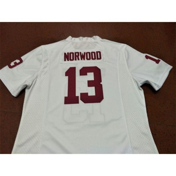 2604 #13 tre norwood red white oklahoma sooners alumni college jersey or custom any name or number jersey, Black 
2604 #13 tre norwood red white oklahoma sooners alumni college jersey or custom any name or number jersey, Black
