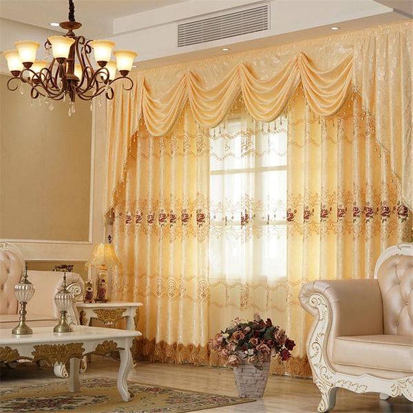 custom curtains luxury high class korean european embroidery yellow cloth blackout curtain drapes valance tulle sheer n068
custom curtains luxury high class korean european embroidery yellow cloth blackout curtain drapes valance tulle sheer n068