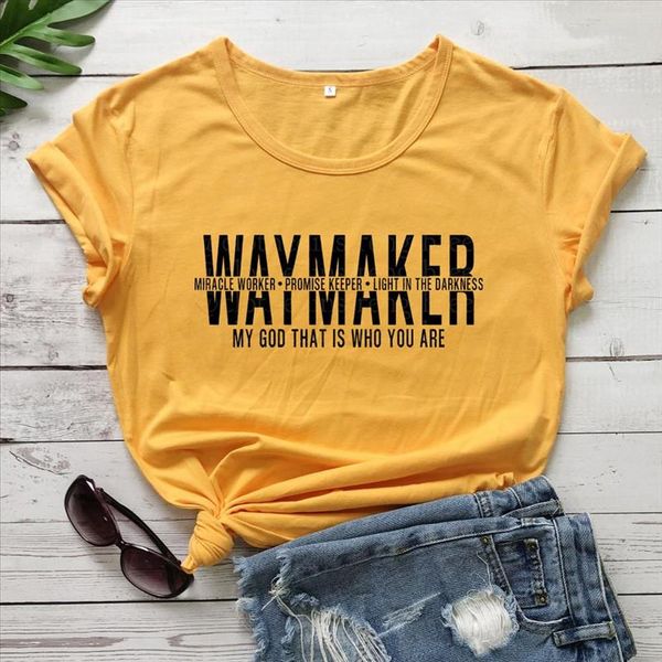 waymaker my god christian religion pure cotton casual t shirt quote christian bible baptism girl gift tees young gift top, White
waymaker my god christian religion pure cotton casual t shirt quote christian bible baptism girl gift tees young gift top, White