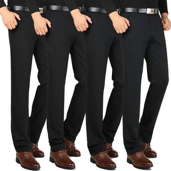 and winter autumn man-made high waist stretch casual pants wild fashion anti-wrinkle male trousers straight 24q5, White;black
and winter autumn man-made high waist stretch casual pants wild fashion anti-wrinkle male trousers straight 24q5, White;black