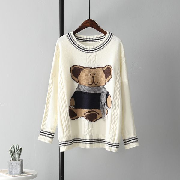 mozuleva 2020 new winter lazy japanese autumn printed cartoon bear style sweatshirt girls knit women's coat, White;black
mozuleva 2020 new winter lazy japanese autumn printed cartoon bear style sweatshirt girls knit women's coat, White;black