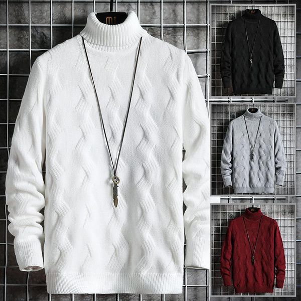men's sweaters turtleneck spring 2021 korean fashion personality autumn clothes warm bottom knitwear, White;black
men's sweaters turtleneck spring 2021 korean fashion personality autumn clothes warm bottom knitwear, White;black