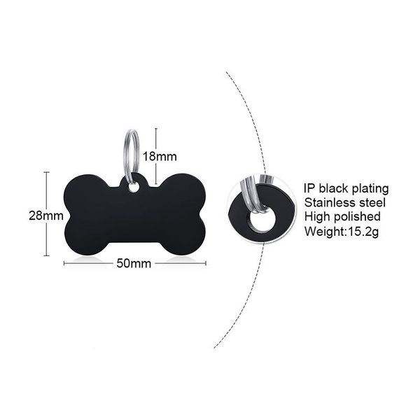 bone shape pets id name tag address pendant dog puppy collar anti-lost card habitat decor dog tag
bone shape pets id name tag address pendant dog puppy collar anti-lost card habitat decor dog tag