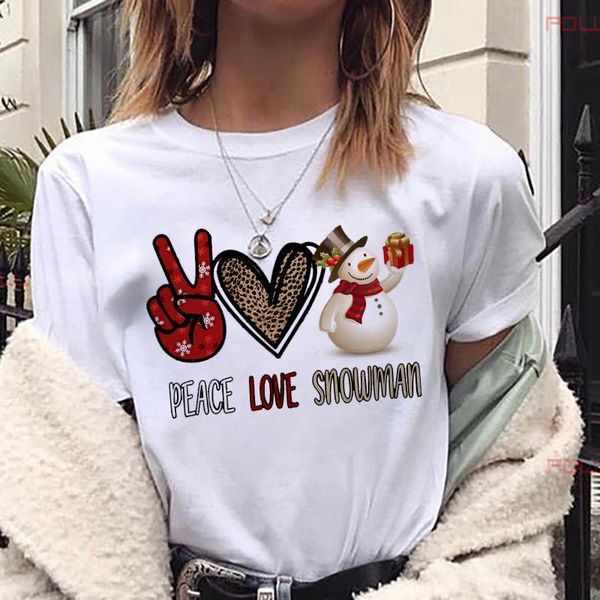 female kawaii graphic short sleeve tee shirt women cartoon peace love snowman print merry christmas girls casual t-shirt, White
female kawaii graphic short sleeve tee shirt women cartoon peace love snowman print merry christmas girls casual t-shirt, White