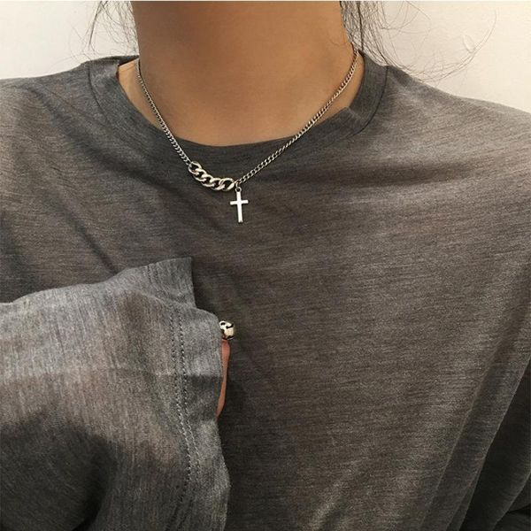 2020 simple classic fashion silver plated chain cross pendant short choker necklaces for women vintage punk religious jewelry1
2020 simple classic fashion silver plated chain cross pendant short choker necklaces for women vintage punk religious jewelry1