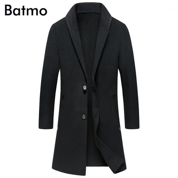 batmo 2018 new arrival winter double sided wool smart casual trench coat men,men's long jackets ,plus-size 98101, Black
batmo 2018 new arrival winter double sided wool smart casual trench coat men,men's long jackets ,plus-size 98101, Black