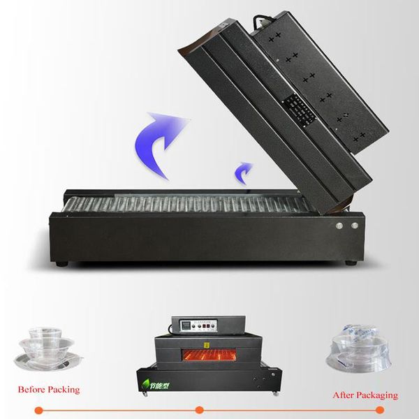 pvc pp pof heat shrinkable film packaging machine tableware cosmetic plastic sealing film machine
pvc pp pof heat shrinkable film packaging machine tableware cosmetic plastic sealing film machine